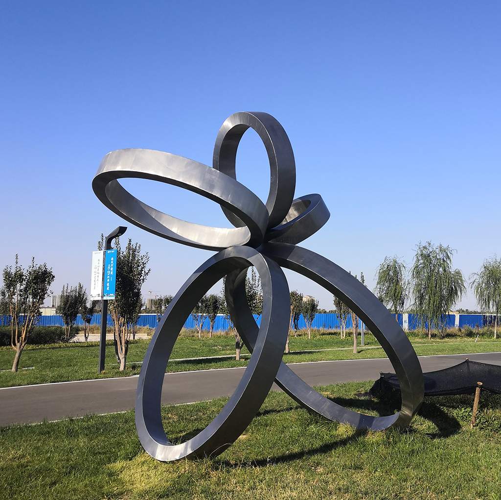 公园不锈钢雕塑