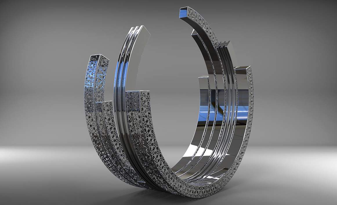 镜面不锈钢雕塑设计方案