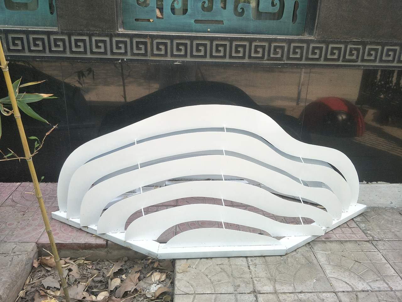 云朵金属雕塑造型