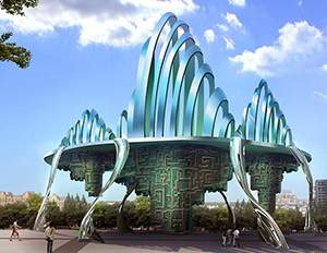 大型城市广场雕塑设计