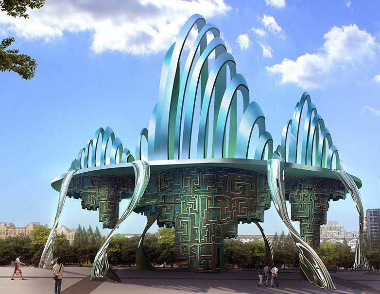 大型城市广场雕塑设计