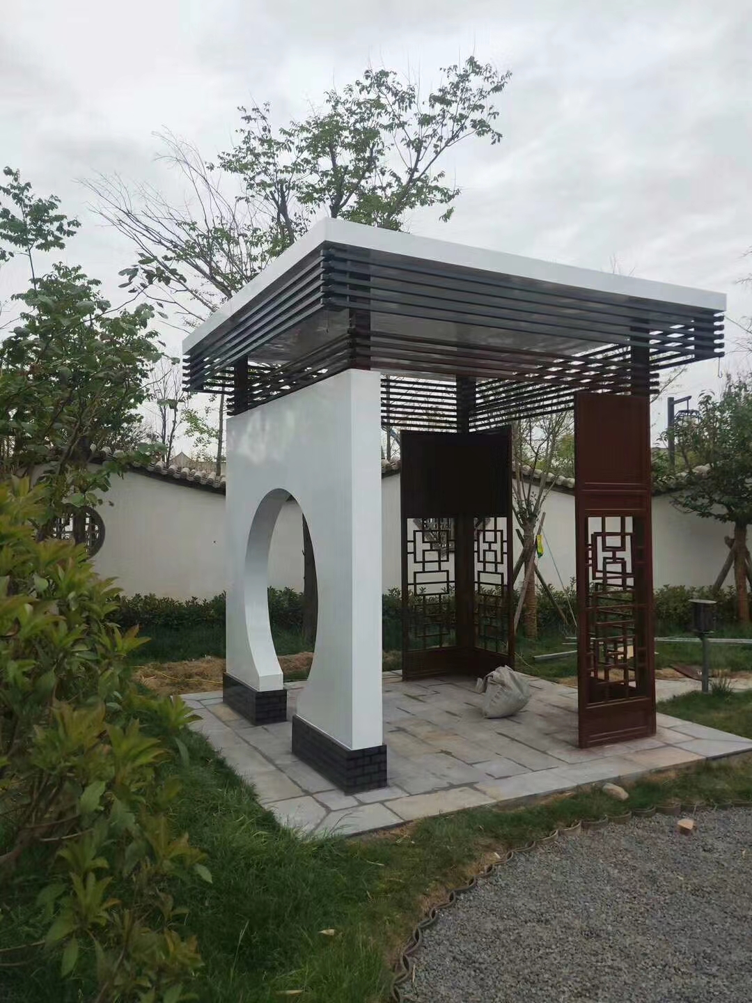 园林金属景观亭