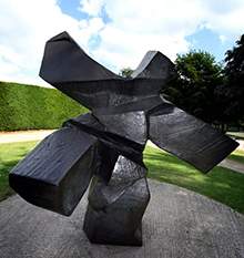 玻璃钢仿铜人型城市雕塑