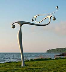 不锈钢景观异形风向标雕塑