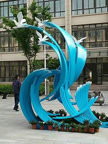 异形雕塑校园雕塑不锈钢异形造型