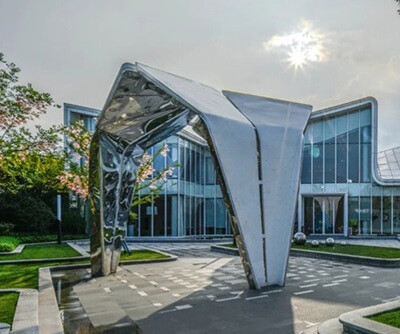 漫境星空星空之穹不锈钢雕塑造型