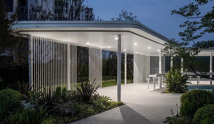 沈阳不锈钢景观廊架